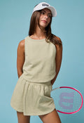 Terry Knit Skort Set