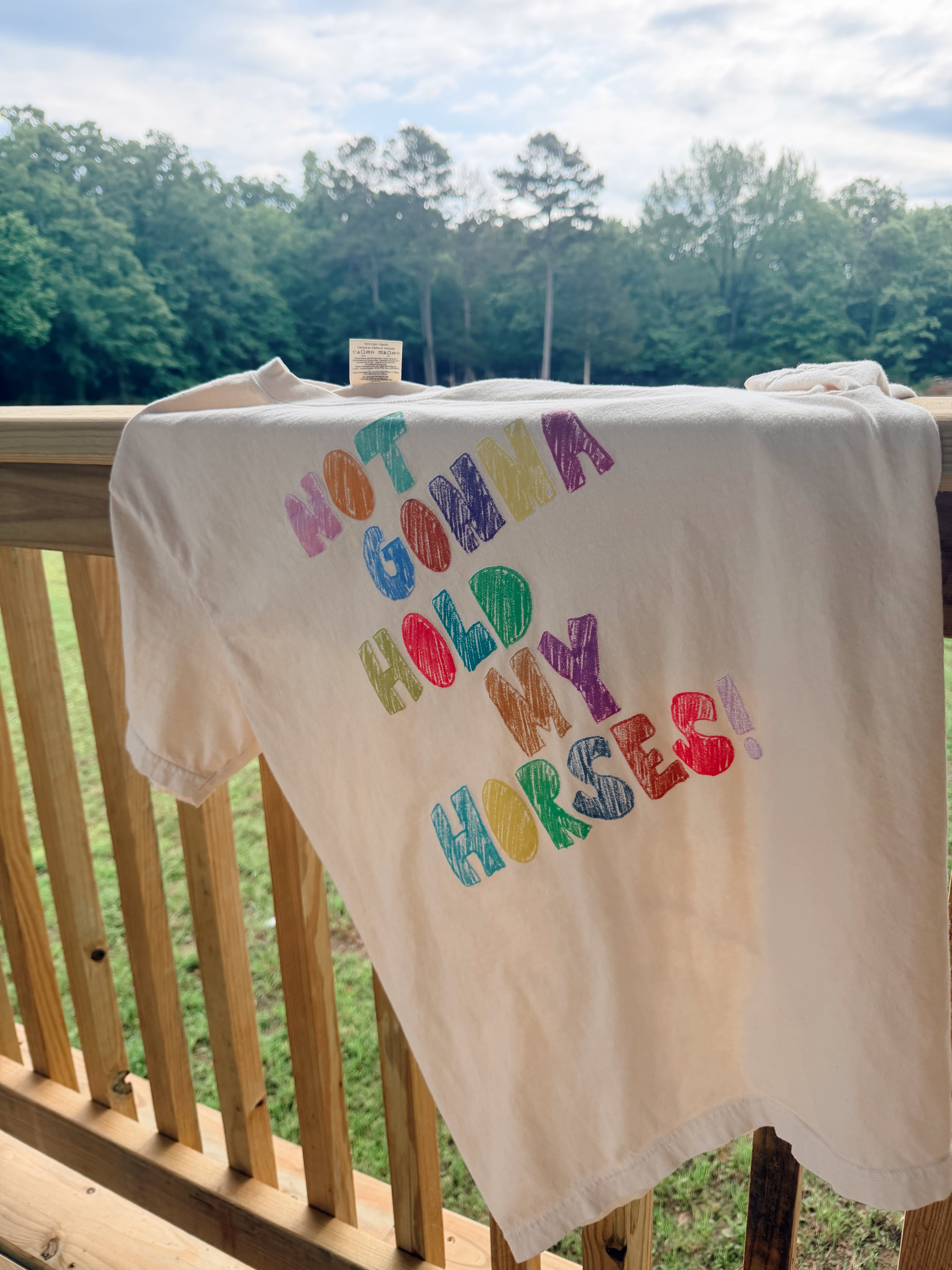 OG Not Holding Horses- tee