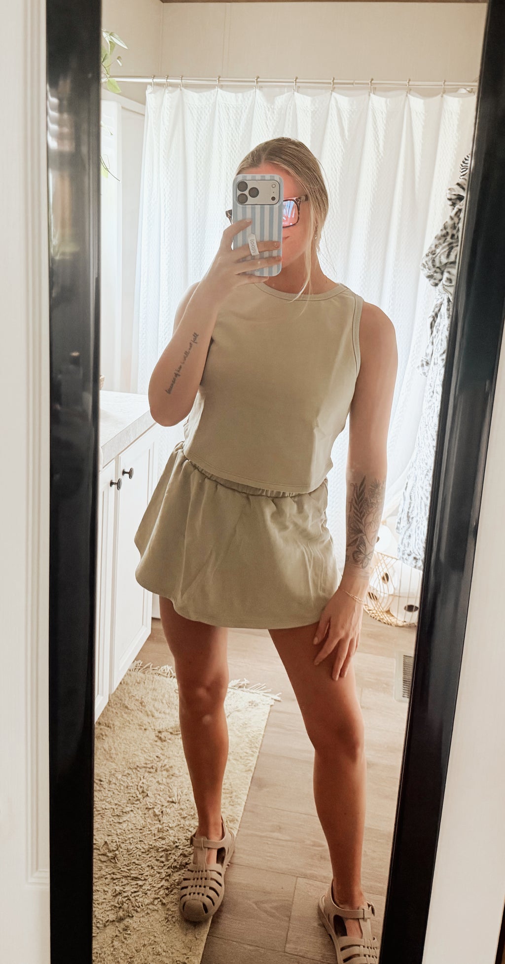 Terry Knit Skort Set
